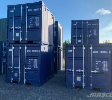 Contenedor Marítimo Nuevo 10 Pies Estándar "One-Trip" - Azul Genciana (RAL 9003)